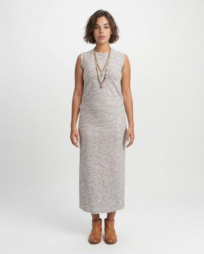 Ravin Women's Textured Marled Sleeveless Maxi Dress