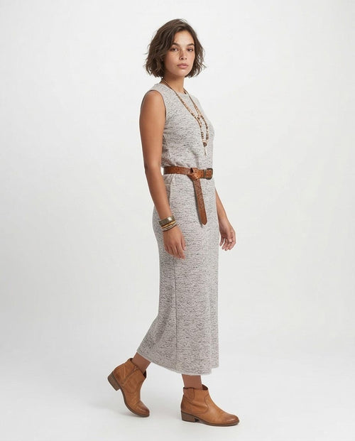 Ravin Women’s Textured Marled Sleeveless Maxi Dress - O204384