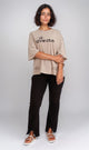r204530 - Oversized Love Club Tee - Beige Chic