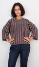 r205490 - Striped Lycra Top - Casual Elegance
