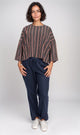r205490 - Striped Lycra Top - Casual Elegance
