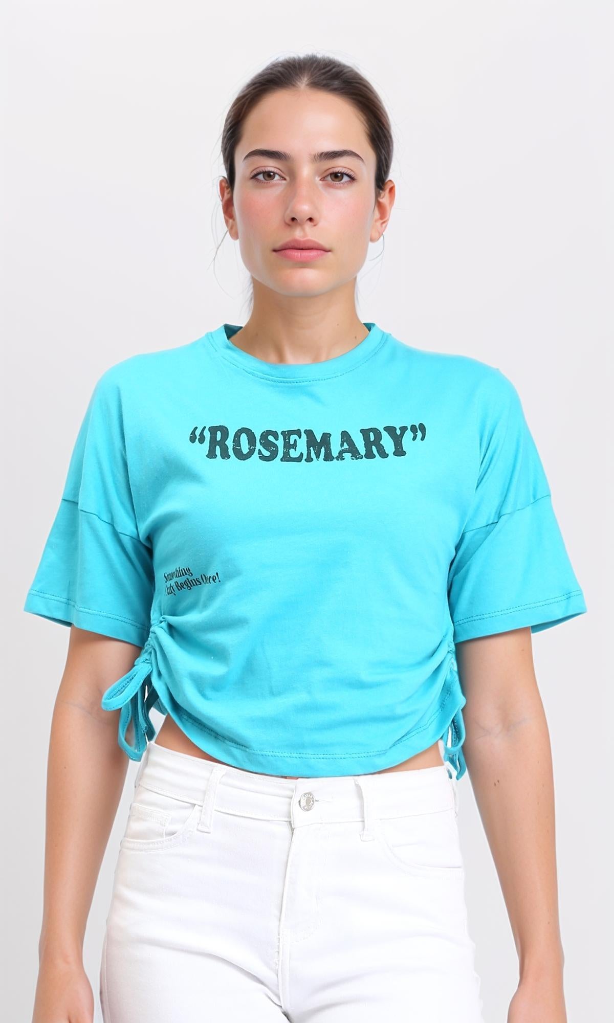 "rosemary" Summer Tee with Darwstring - Sky Blue