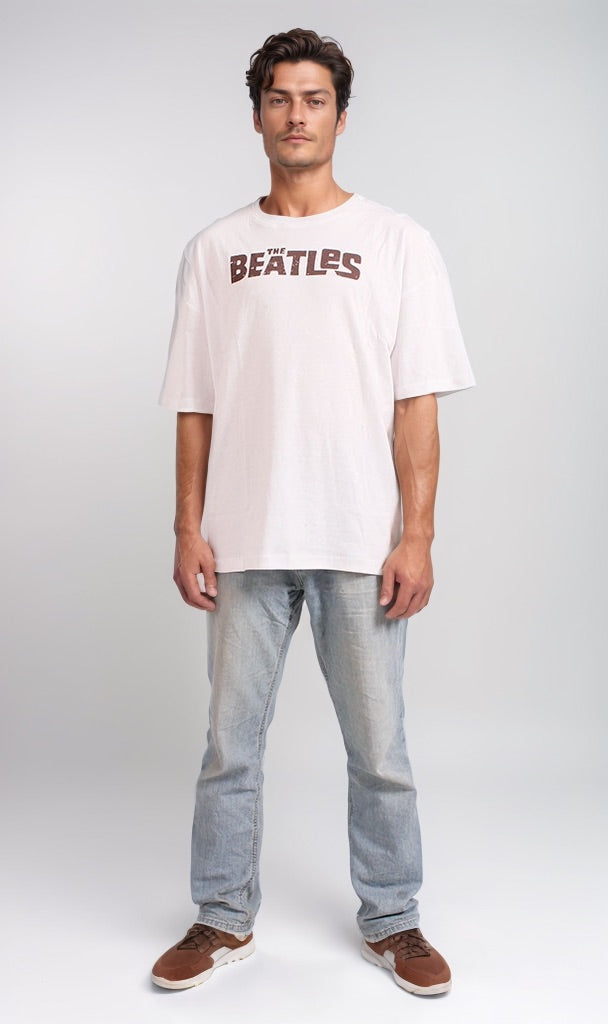 The Beatles 'A Hard Day's Night' Graphic Oversized T-Shirt