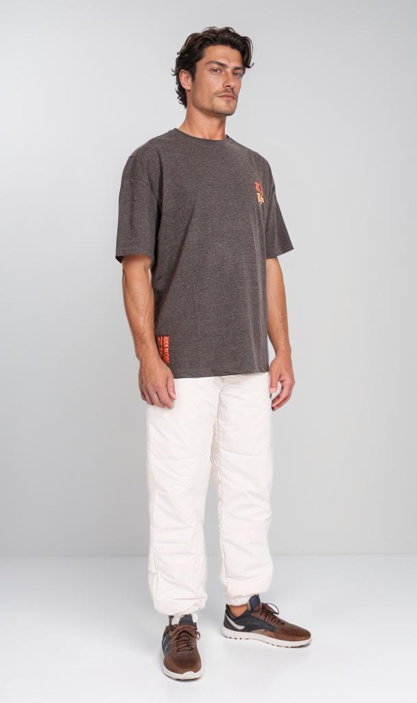 R204518 - Japanese Art Graphic T-Shirt – Charcoal Grey