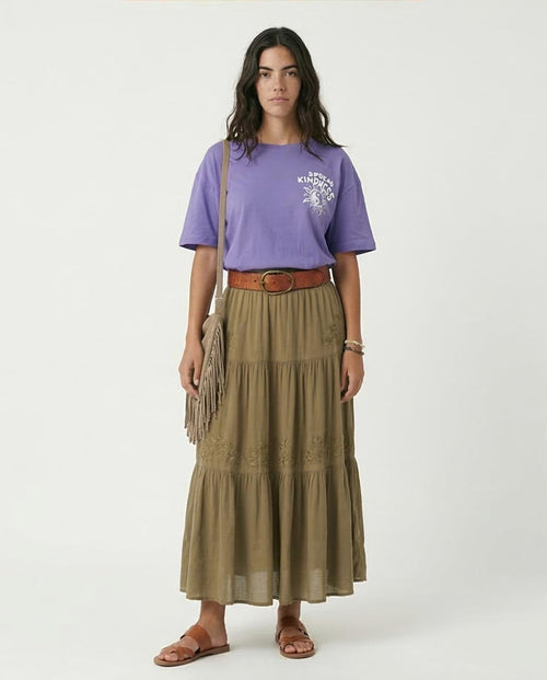 Ravin "Spread Kindness" Oversized Graphic T-Shirt – Purple - R204525