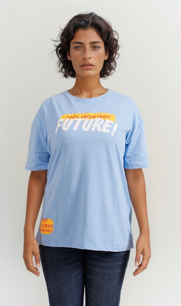 Women's Short Sleeve T-Shirt - Blue