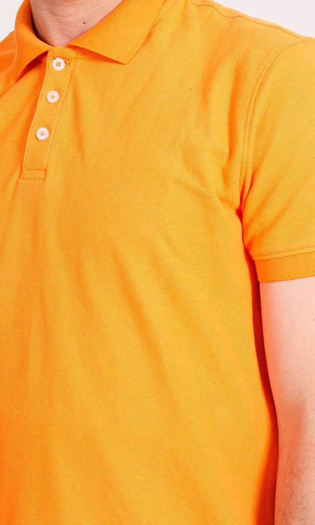 R204667 - Pique Polo Shirt - Bright Orange