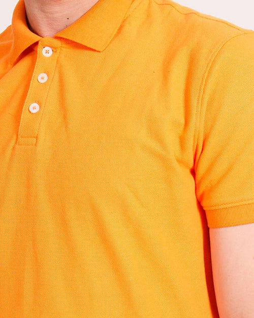 Ravin Premium 100% Cotton Piqué Polo Shirt – Vibrant Orange - R204667