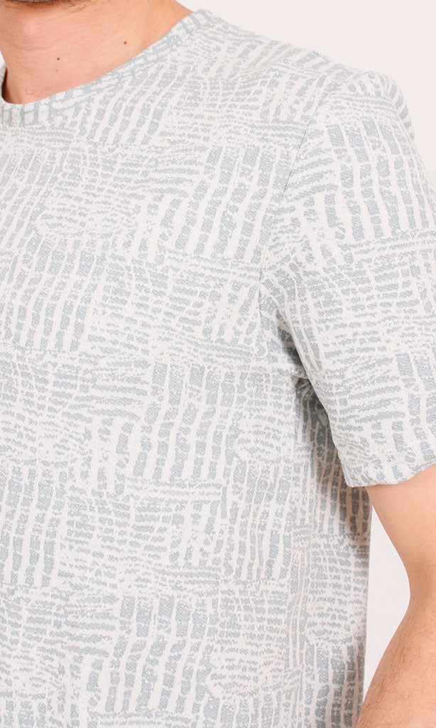 R204672 - Textured Summer Melton T-Shirt – Off-White