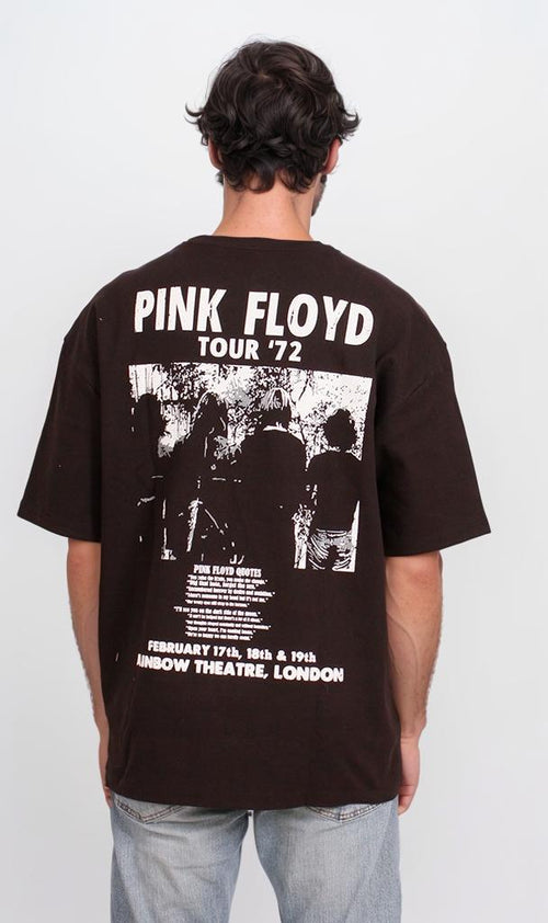 R204826 - Pink Floyd Tour '72 Graphic T-Shirt – Black