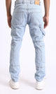 R204997 - Casual Jeans with Multiple Pockets - Ice Blue