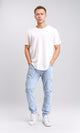 R204997 - Casual Jeans with Multiple Pockets - Ice Blue
