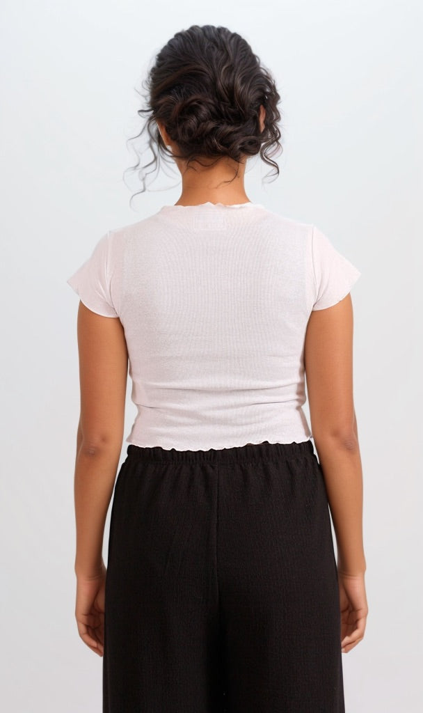 Desert Island Graphic Ribbed Baby Tee
