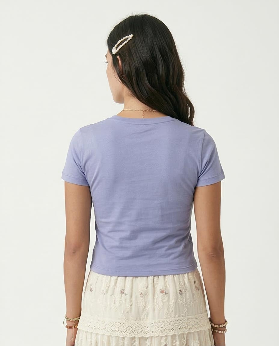 Ravin Vintage California Graphic Tee in Lavender - R205521