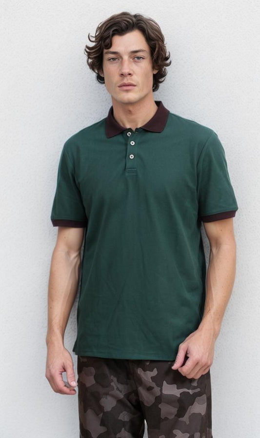 R205804 - Classic Pique Polo Shirt - Forest Green