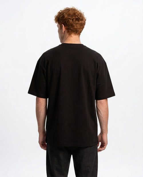 Ravin Men's Oversized Heavyweight T-Shirt with Tonal 3D "RAVIN" Embossed Logo - R205814