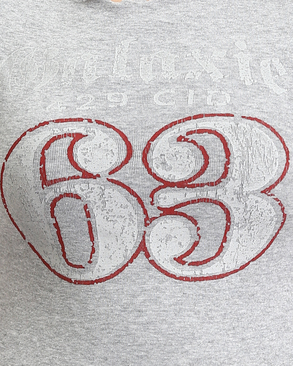 Ravin Women’s Lettuce-Edge Graphic Baby Tee - Heather Grey - R205869