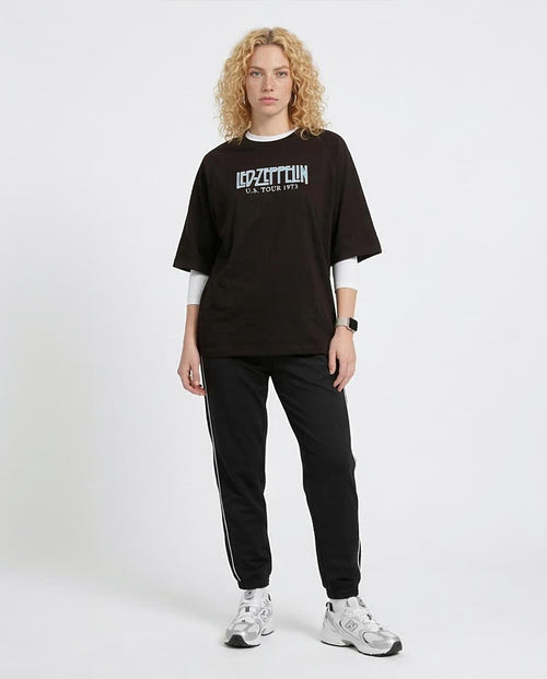 Ravin x Led Zeppelin: '73 U.S. Tour Oversized Graphic Teet - Black - R205873
