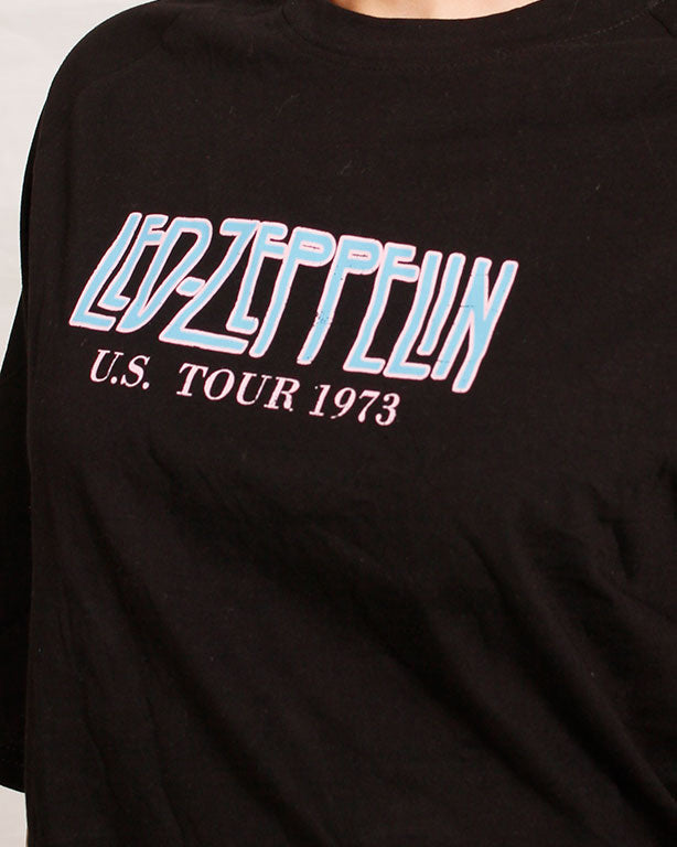 Ravin x Led Zeppelin: '73 U.S. Tour Oversized Graphic Teet - Black - R205873