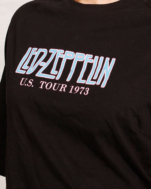 Ravin x Led Zeppelin: '73 U.S. Tour Oversized Graphic Teet - Black - R205873