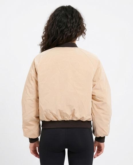 Ravin Women’s Cropped Insulated Bomber Jacket - Khaki/Chocolate - r205936