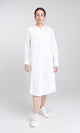 R206075 - Long Sleeves Buttons Down Long Shirt - White