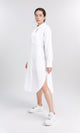 R206075 - Long Sleeves Buttons Down Long Shirt - White