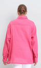 R206362 - Casual Long Sleeves Regular Fit Shirt - Fuchsia