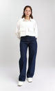 R206375 - Long Sleeves Shirt with Front Pockets - Off-White