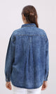 R206407 - Full Buttons Down Denim Shirt - Dark Blue