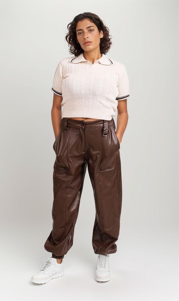 R206418 - Short Sleeve Polo - Cream