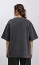 R206499 - Crew Neck Solid Slip On Tee - Charcoal Grey