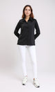 R206564 - Solid Long Sleeves Stain Shirt - Black