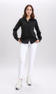 R206564 - Solid Long Sleeves Stain Shirt - Black