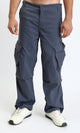 R206589 - Casual Cargo Pants with Pockets - Dark Grey
