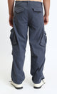 R206589 - Casual Cargo Pants with Pockets - Dark Grey