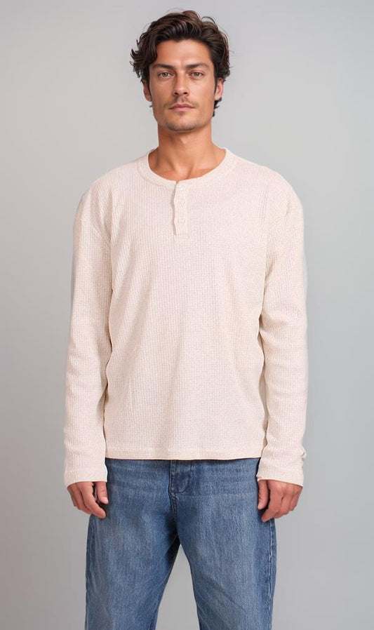 R206728 - Wayvile Long Sleeve Tee - Cream