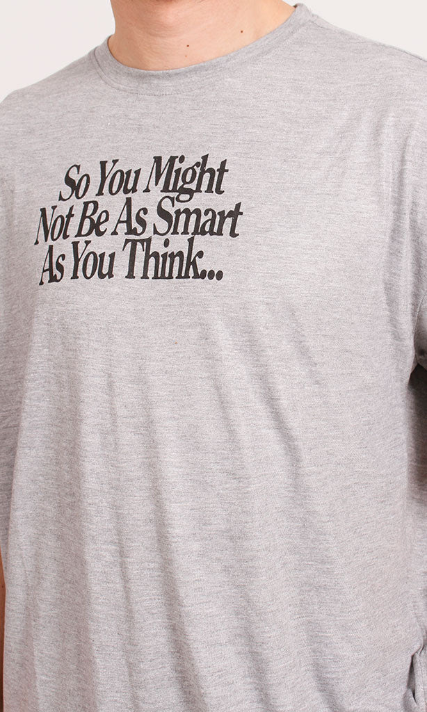 R206737 - Graphic Printed Oversized T-Shirt - Grey