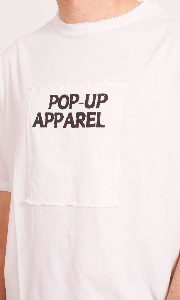 R206753 - Graphic Printed Oversized T-Shirt - White