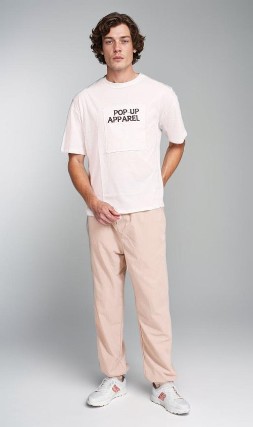 R206753 - Graphic Printed Oversized T-Shirt - White