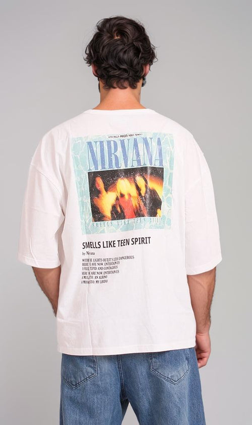 R206755 - Nirvana Graphic T-Shirt - White