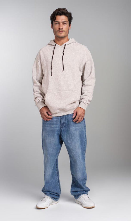 R206835 - Melton Hoodie - Beige