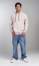 R206835 - Melton Hoodie - Beige
