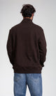 R206836 - Melton Quarter-Zip Sweatshirt - Brown