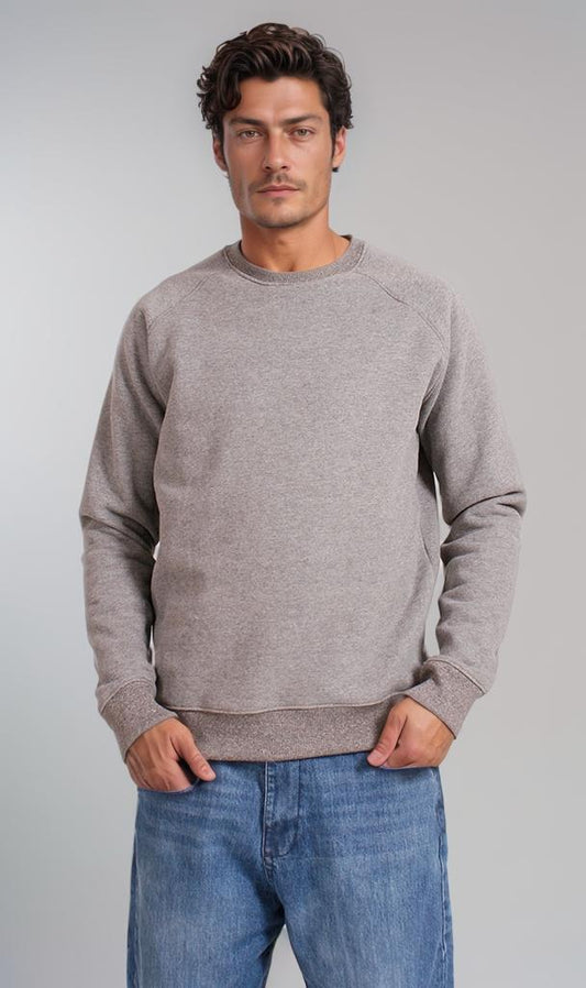 R206842 - Melton Crewneck Sweatshirt - Grey