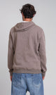 R206844 - Melton Zip-Up Hoodie - Taupe