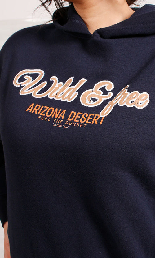 R206859 - Graphic Sweatshirt - Navy