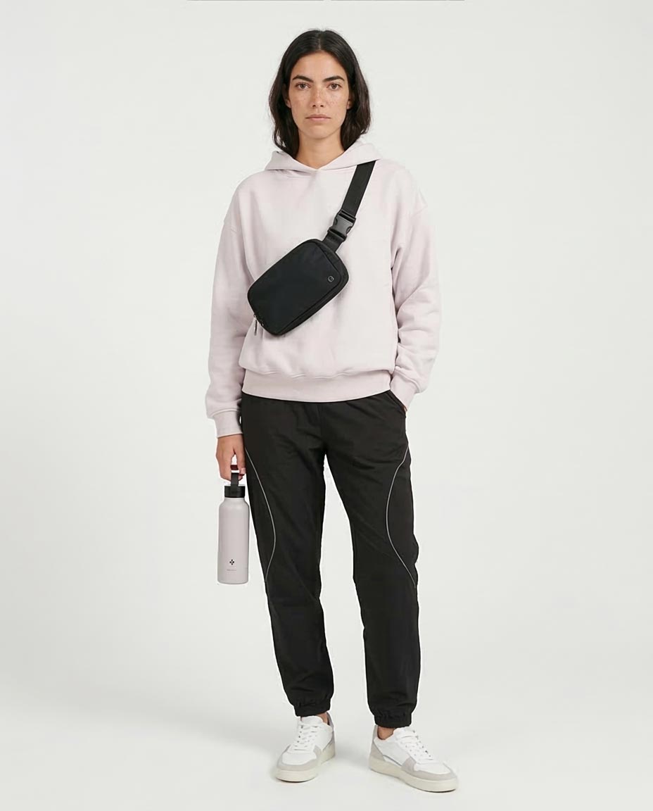 Ravin Women’s Oversized Crossover Fleece Hoodie – Pale Lilac - R206860