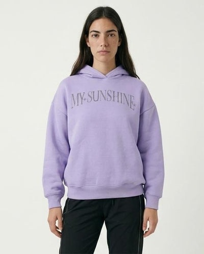 Ravin Women's Oversized "My Sunshine" Graphic Hoodie – Lavender - R206861