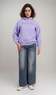 R206861-R206861 - Graphic Hoodie - Lilac
